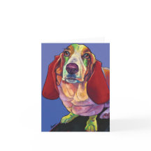Molly de Basset Kaart van de Hond van de Therapie