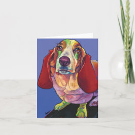 Molly de Basset Kaart van de Hond van de Therapie
