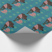 Molly de hond cadeaupapier (Hoek)