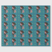 Molly de hond cadeaupapier (Vlak)