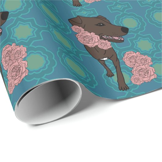 Molly de hond cadeaupapier (Rol Hoek)