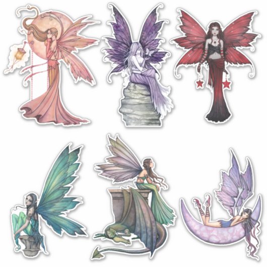 Molly Harrison Fairy Stickers Fantasy Art Fairies (Voorkant)