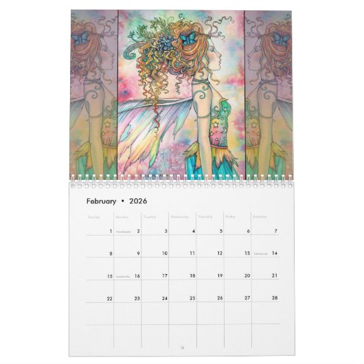 Molly Harrison Fantasy Art 2020 Muurkalender Kalender (Feb 2026)