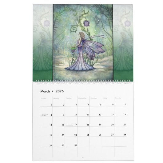 Molly Harrison Fantasy Fairy Calendar Kalender (Mar 2026)
