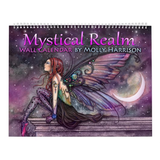 Molly Harrison Fantasy Feeënaklender Kalender (Hoes)