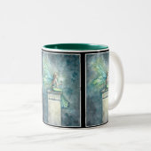 " molly harrison illustraties " tweekleurige koffiemok (Voorkant rechts)