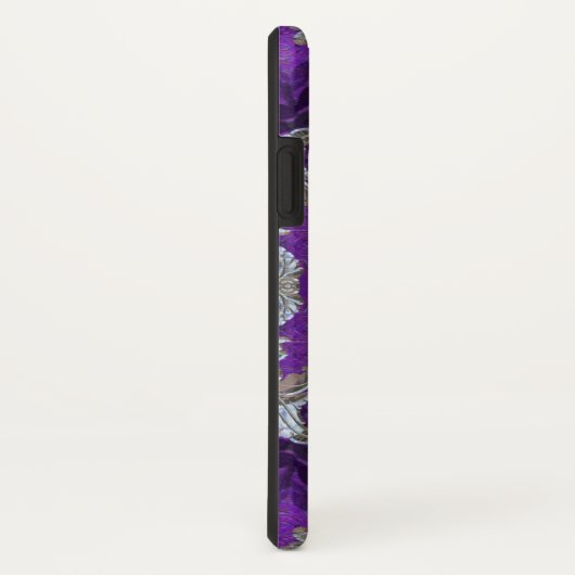 Molly Kourte Damask  Monogram Case-Mate iPhone Case (Achterkant / rechts)