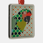 Molly Macaw Merry kerstversiering Metalen Ornament (Rechts)