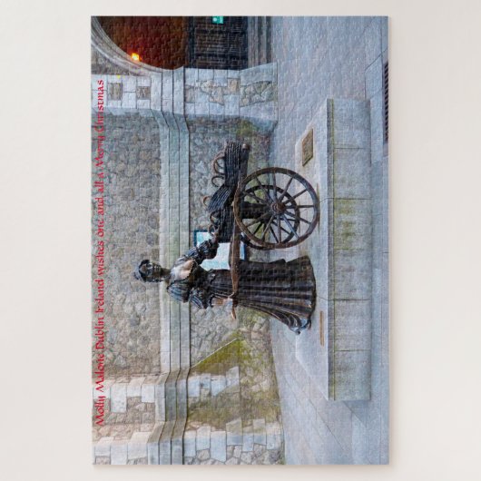Molly Malone Dublin Ierland. Jigzaag Puzzle Legpuzzel (Verticaal)