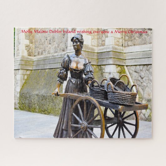 Molly Malone Dublin Ierland. Jigzaag Puzzle Legpuzzel (Horizontaal)