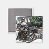 Molly Malone en Wheelbarrow Ierland Magneet (Voorkant / Achterkant)