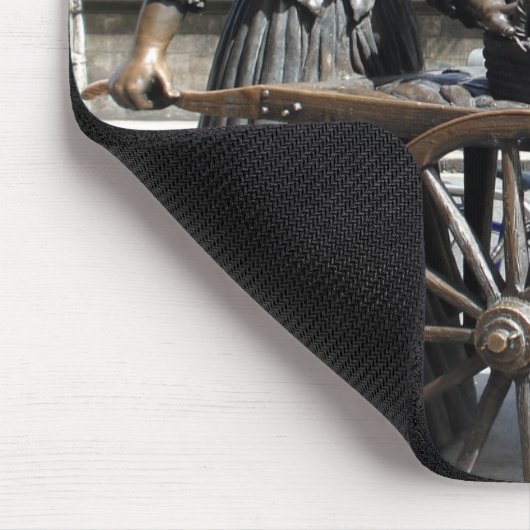 Molly Malone en Wheelbarrow Ireland Mousepad Muismat (Hoek)