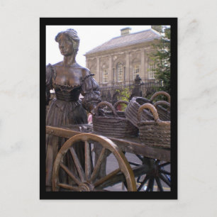 molly malone in dublin briefkaart