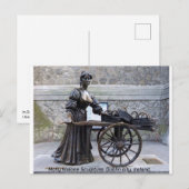 Molly Malone sculpture, Dublin city, Ierland Briefkaart (Voorkant / Achterkant)