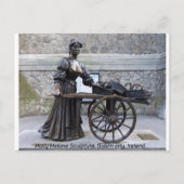 Molly Malone sculpture, Dublin city, Ierland Briefkaart (Voorkant)
