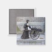 Molly Malone sculpture, Dublin city, Ierland Magneet (Voorkant / Achterkant)