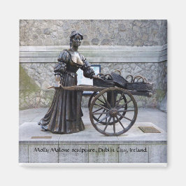Molly Malone sculpture, Dublin city, Ierland Magneet