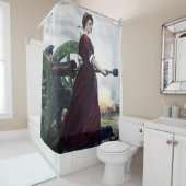 Molly Pitcher - Revolutionair oorlogspatriot Douchegordijn (In situ)