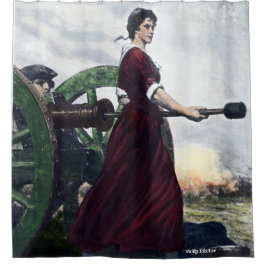 Molly Pitcher - Revolutionair oorlogspatriot Douchegordijn