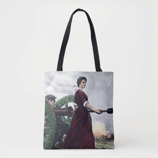 Molly Pitcher - Revolutionair oorlogspatriot Tote Bag (Voorkant)