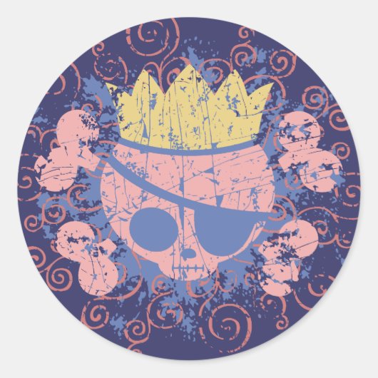 Molly Queen Ronde Sticker (Voorkant)