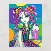 "Molly" Rainbow Ice Cream Fairy Briefkaart (Voorkant)