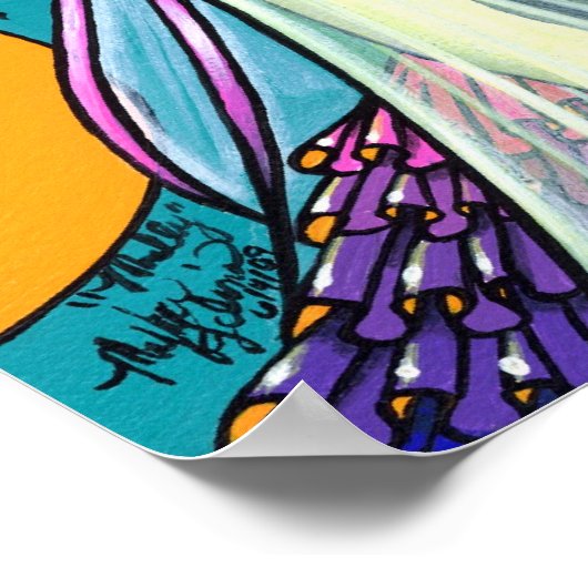 "Molly" Rainbow Ice Cream Fairy-Posters Poster (Hoek)