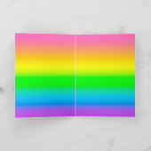 "Molly" Schattigee Rainbow Soda Shop Fairy Kaart (Binnen)