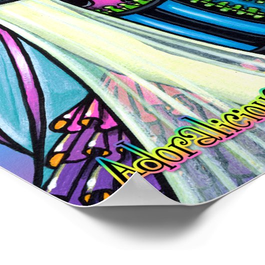 "Molly" Sherbet Ice Cream Rainbow Fairy Poster (Hoek)