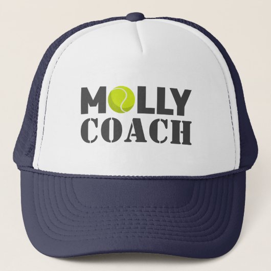 Molly Tennis Coach Trucker Hat Pet (Voorkant)