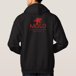 MOLO reversetekst en paard achterkant Hoodie