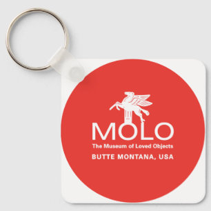 Molo witte paard sleutelhanger