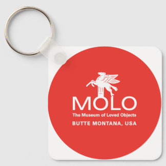 Molo witte paard sleutelhanger