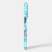 Moloa Bay Hawaïaanse Hibiscus Tonale Aqua Case-Mate iPhone Case (Achterkant / Rechts)