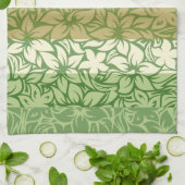 Moloaa Bay Hawaiian Hibiscus Gestreepte Handdoeken (Gevouwen)