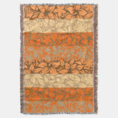Moloaa Bay Hawaiian Hibiscus Striped Blankets Deken (Voorkant Verticaal)