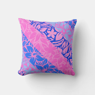 Moloaa Bay Hawaiian Hibiscus Striped Kussens