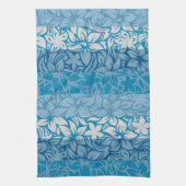 Moloaa Bay Hawaiian Hibiscus Striped Towels Theedoek (Verticaal)
