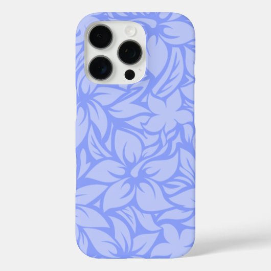 Moloaa Bay Hawaiian Hibiscus Tonal Periwinkle Case-Mate iPhone Case (Achterkant)