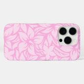 Moloaa Bay Hawaiian Hibiscus Tonal Roze Case-Mate iPhone Case (Achterkant (horizontaal))