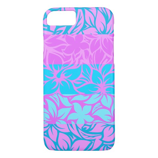 Moloaa Bay Hawaiian Striped Hibiscus Case-Mate iPhone Case (Achterkant)