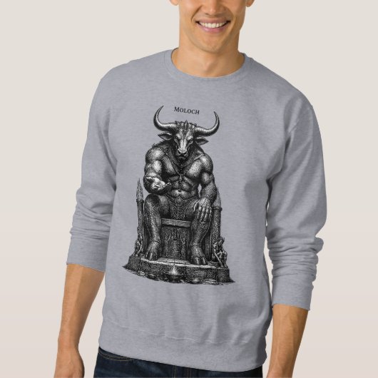 Moloch Kroon van de Infernale Koning Trui (Voorkant)