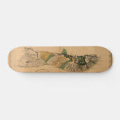 Molokai, 1897,  Hawaii Map Persoonlijk Skateboard (Horizontaal)