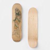 Molokai, 1897,  Hawaii Map Persoonlijk Skateboard (Voorkant)