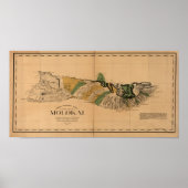 Molokai, 1897, Hawaii Map Poster (Voorkant)