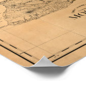 Molokai, 1897, Hawaii Map Poster (Hoek)