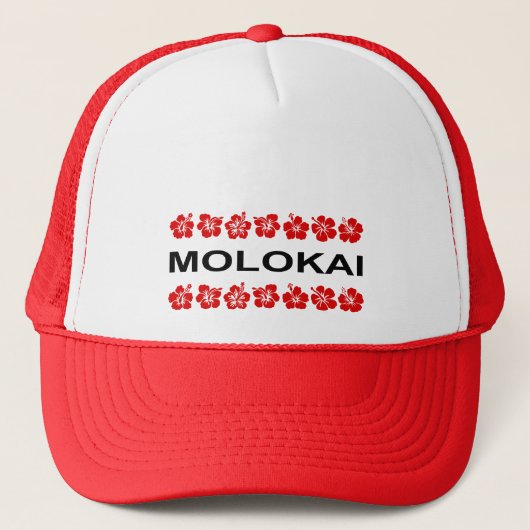 Molokai Aloha Vloerbanden Lichtkleurig Trucker Pet (Voorkant)