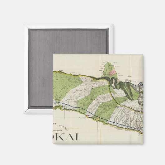 Molokai, Hawaii Magneet (Voorkant / Achterkant)