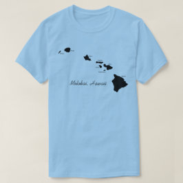 Molokai Hawaii Met Hawaiiaanse Eilanden T-shirt