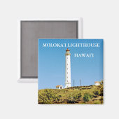 Moloka'i Lighthouse, Hawai'i Magnet (Voorkant / Achterkant)